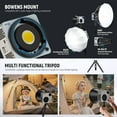 thumbnail image 6 of Neewer HB80B 80W LED Video Light - 2700K-6500K CRI95+, 72Wh Battery, APP/2.4G Control for Studio, 6 of 9
