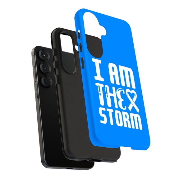 For Samsung Galaxy S21 Plus, Dual-Layer, I am the Storm Print, USA