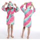 thumbnail image 1 of Albornoz con capucha de unicornio de Navidad para niños y niñas, bata de baño con estrella de arcoíris, pijamas de animales, camisón, ropa de dormir para niños, 1 of 2