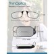 thumbnail image 5 of Llavero rectangular para gafas de lectura ThinOptics 44 mm +1, 5 of 7