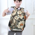 thumbnail image 6 of FORMRS School Backpack 17" Student Travel Bag with Laptop Compartment, Gray Floral Pattern, 6 of 7