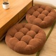 thumbnail image 5 of PPgejGEK Corduroy Chair Cushion Solid Color Seat Pad 40x40cm 16x16in Thickened Soft Filled for Kitchen Dining Patio Stool, 5 of 6