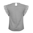 thumbnail image 2 of GEORGE G BLUSA CR MANGA OLAN EYLET RAYA NEGRA, 2 of 4