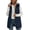 Navy, variant on cocolona Long Puffer Vest for Women Winter Warm Quilted Hooded Zipper Sleeveless Jacket Casual Loose LightWeight Outerwear