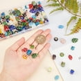 thumbnail image 3 of 156Pcs Handmade Millefiori Glass Beads Strands Mixed Color Spacer Beads Millefiori Lampwork Glass Beads, 3 of 6