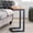 Antique Natural, variant on Dark Iron Base Design / Home Decor Upgrade / Rectangular Accent Table