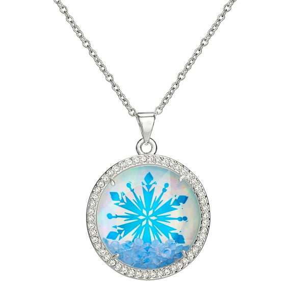 Disney Frozen Necklace - Elsa Necklace 18 Inch - Frozen Jewelry Jewelry for Women - Frozen Gifts