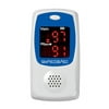 SmartHeart Talking Pulse Oximeter | Audible Results for Visually Impaired | Blood Oxygen Saturation | Monitor Lanyard and Batteries | Portable Spot-Check Monitoring