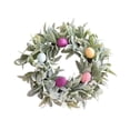 thumbnail image 1 of Corona de Pascua Artificial con Huevos de Pascua para Festivales, Interiores Y Exteriores., 1 of 9