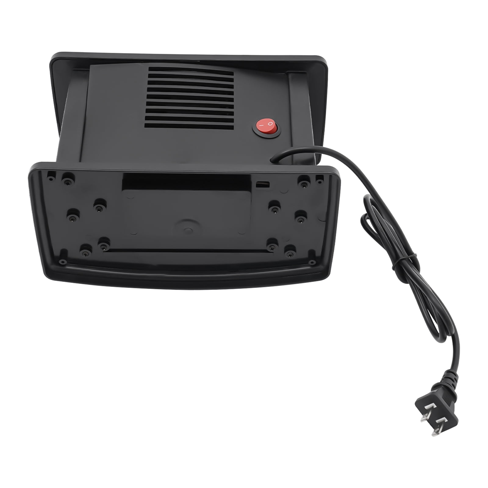 Mini Electric Fireplace, 1000W, Free Standing Space Heater Stove with 3D Flame Effect for Home