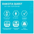 thumbnail image 2 of INTEX 68245EP Dakota Quest Sit-On-Top Inflatable Kayak, 2 of 12