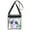 Black, variant on BadPiggies Clear Bag Stadium Approved Purse, Transparent Crossbody Bags for Women & Men, See Through PVC Messenger Handbag for Concert Sports Events Amusement Park (White)