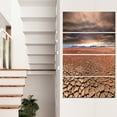thumbnail image 1 of Drought Land under Cloudy Sky - African Landscape Canvas Art Print, 1 of 3