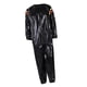 thumbnail image 4 of Fitness Suit Sweat Suit mujeres hombres ones XL negro shamjiam Traje de sauna de fitness, 4 of 9