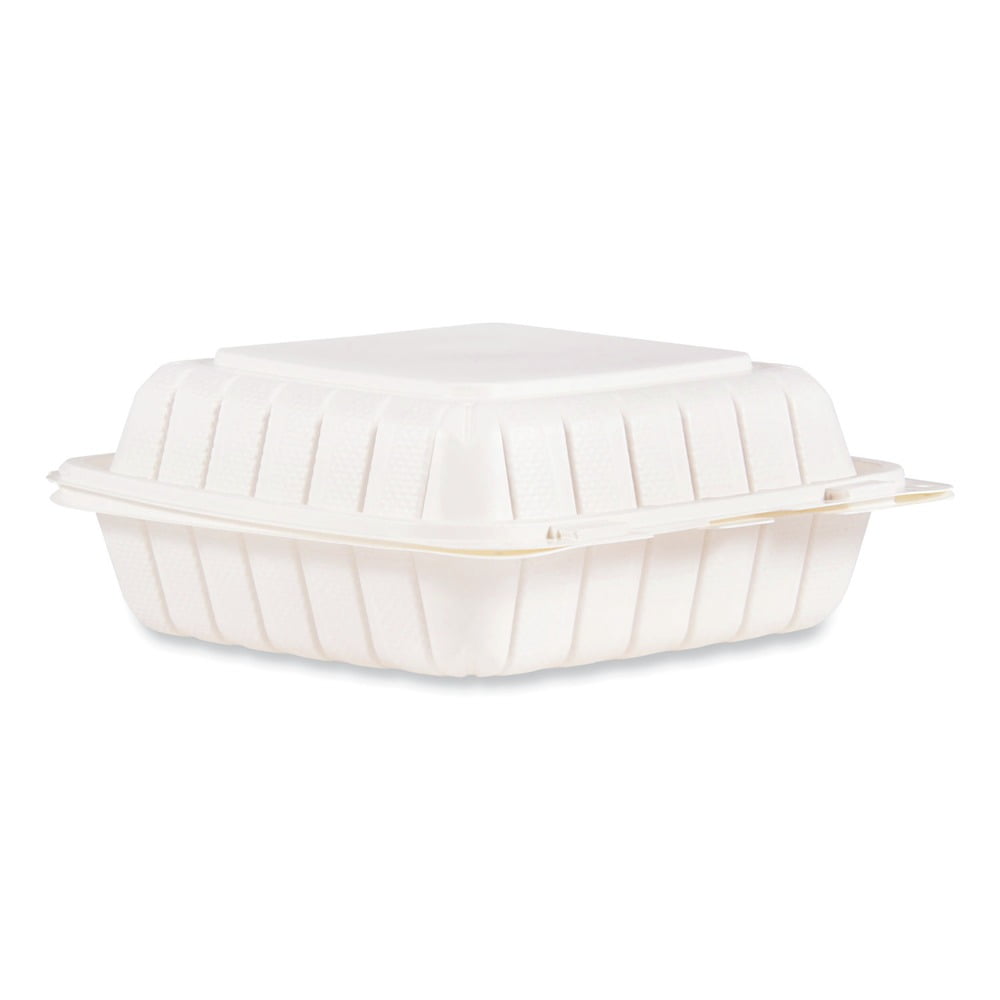 Dart 205HT2, 9x6x3-Inch Performer White Two Compartment Foam Container With A - View #9