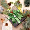thumbnail image 4 of Cinta decorativa VATIN con borde metálico con purpurina verde, 6,35 cm x 9,1 m, 4 of 5