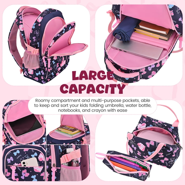 YTM Kids School Backpack Set, 3 in 1 Bookbag with Lunch Box  display picture 1