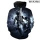 thumbnail image 3 of 2021 Nueva moda Astronauta 3D Impreso Sudaderas Casuales Cool Sudaderas Hombres Mujeres Niños Moda Jersey Niño Niña Niños Abrigo, 3 of 5