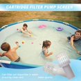 BestCartridge Filter Pump Screen Lightweight Above Ground Pool √ε E7P7