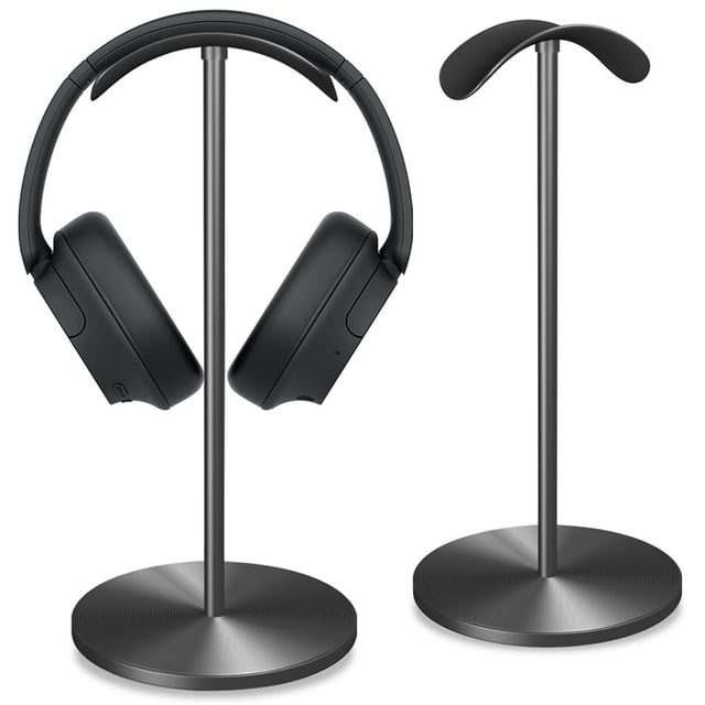 Soporte para auriculares Cyfromt, soporte organizador de escritorio, metal