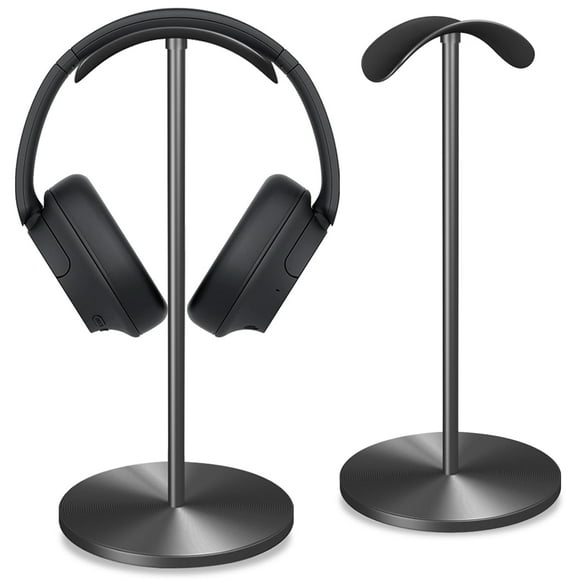 Soporte para auriculares Cyfromt, soporte organizador de escritorio, metal