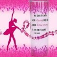 thumbnail image 2 of Breast Cancer Tumbler 20oz Gift For Women Awareness Gifts Pink Ribbon Cancer Survivor Presents Encouragement Gifts Insulated stainless steel skinny Tumbler With Lid Straw And Brush, 2 of 6