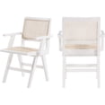 thumbnail image 1 of Meridian Furniture Chaise de Salle à Manger Blanche Preston (Ensemble de 2), 1 of 8