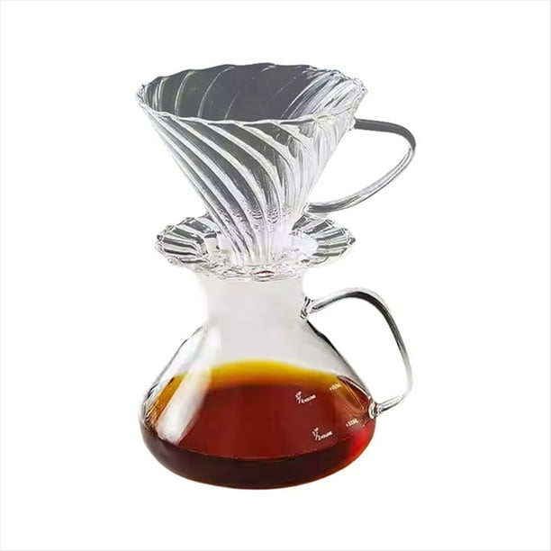 Cafetera de Vertido, Cafetera con Báscula y Filtro para el Hogar o la Oficina, 450 Ml.