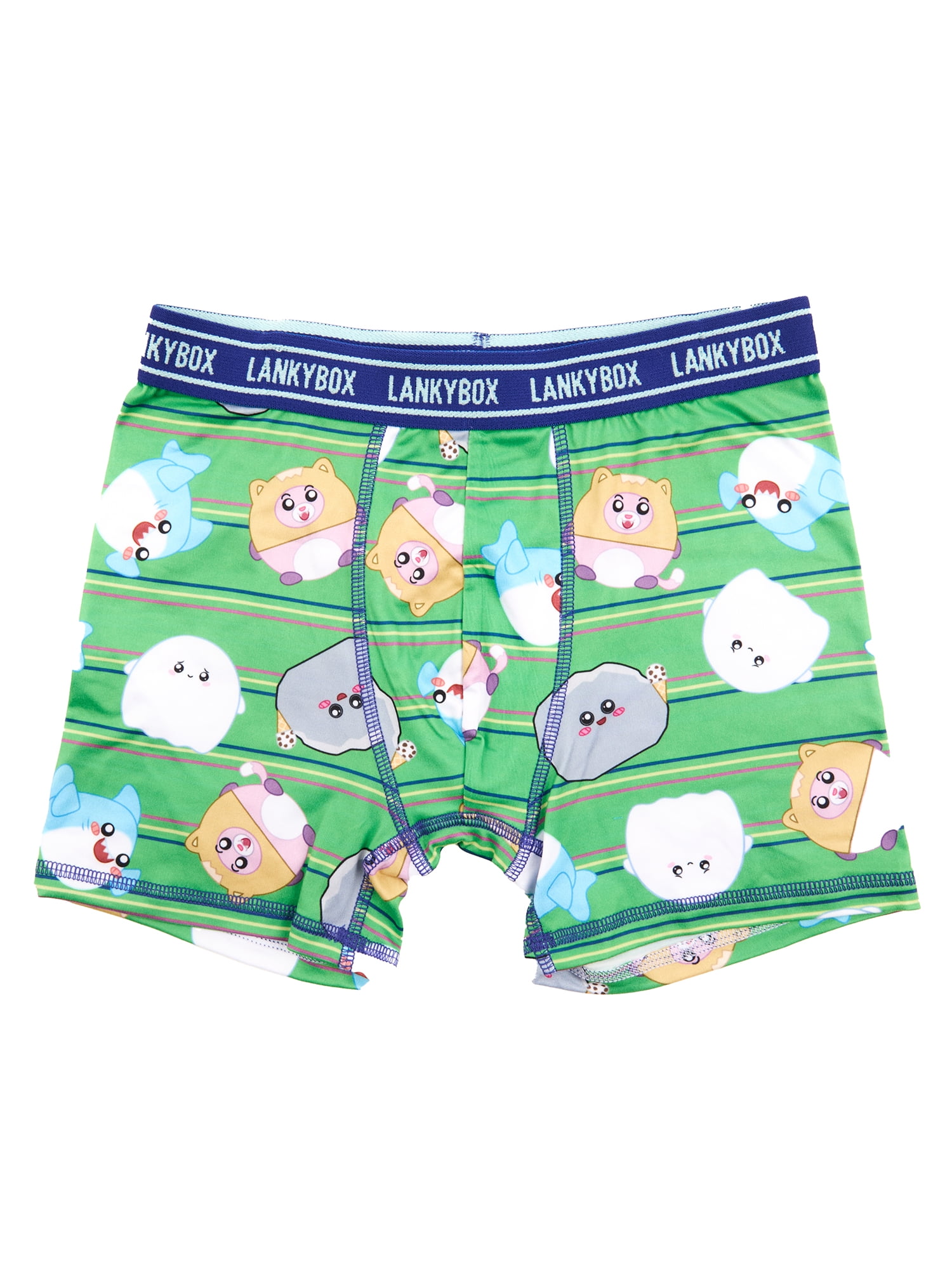 Lanky Box Boys Boxer Briefs Underwear, 4-Pack, Sizes XS-XL