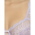 thumbnail image 3 of Felina - Paramour Peridot Lace Full Coverage Unlined Bra for Women (Lavender, 36C), 3 of 3