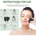 thumbnail image 4 of Herramientas faciales Gua Sha, herramienta Guasha para cara facial Gua Sha Stone Gua Sha Herramientas de masaje Gua Sha herramienta de piedra facial para mujeres negro, 4 of 5