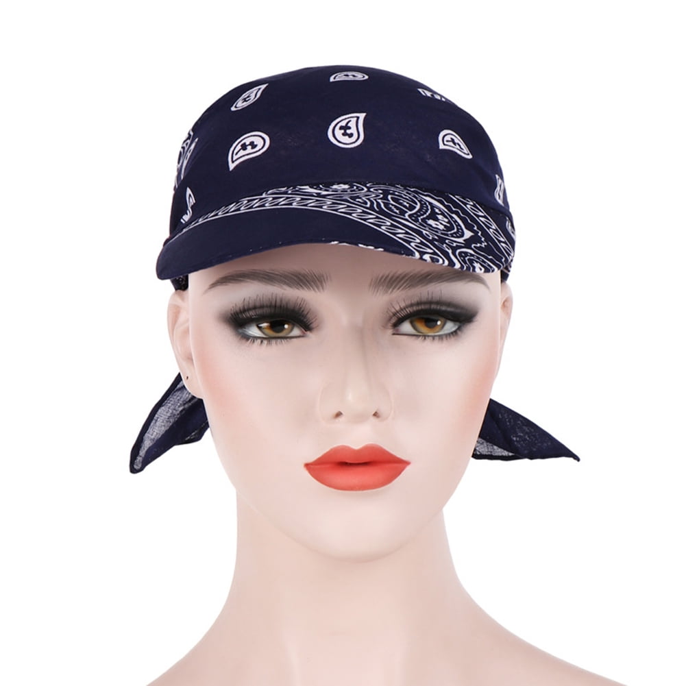 Ludlz Womens Assorted Paisley Print Bandana Head Scarf Hat Summer