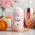 thumbnail image 4 of 4th of July Samoyed Celebrates Independence Day 16oz Glass Cup Mug Siberian Sammy Dog Lover Glass Can - 12010, 4 of 5