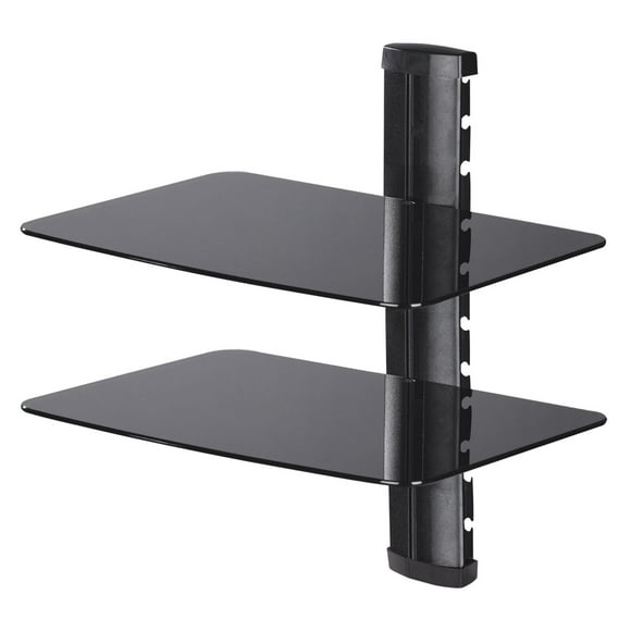 TygerClaw Double AV Component Shelving Wall Mount