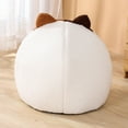 thumbnail image 4 of Lamb Plush Cat Shape Pet Nest, Cat Warm House, Cat Cave, 4 of 7