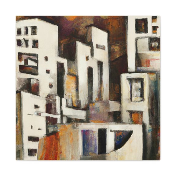 Modern Postmodern Balance - Canvas