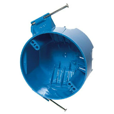 Carlon B520a Upc Ceiling Fan Box New Work 4 Inch Diameter By 2 1 4 Inch Depth Blue