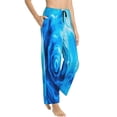 thumbnail image 2 of Balery Blue Shell print Women's Pajama Pants,Ultra Lightweight Pjs,Lounge Pant-XX-Large, 2 of 9