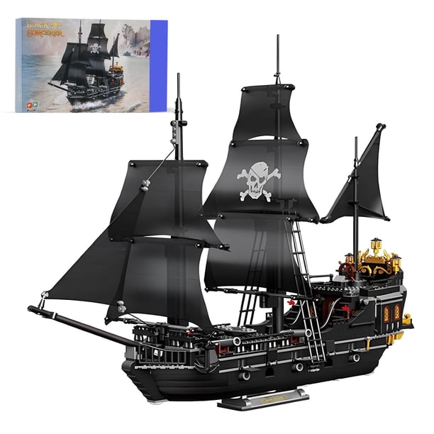 Bloques de construcción de juguete SAMYBLOCKS Pirate Ship 1424 piezas a partir de 6 años