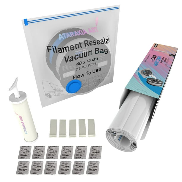 Ataraxia Art 3D Printer Filament Storage Bag Vacuum Sealed Resealable