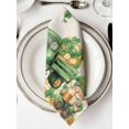 thumbnail image 2 of nqOlkjepod Green St. Patrick's Day Cloth Napkins Set of 8 Reusable Dinner Napkins, Vintage Truck Clovers Gold Cocktail Napkin Washable Table Napkins for Wedding/Holiday Party/Baby Shower 20"x20", 2 of 8