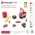 thumbnail image 2 of Bloques Magneticos Megagontiles Estacion Bomberos 60p, 2 of 5