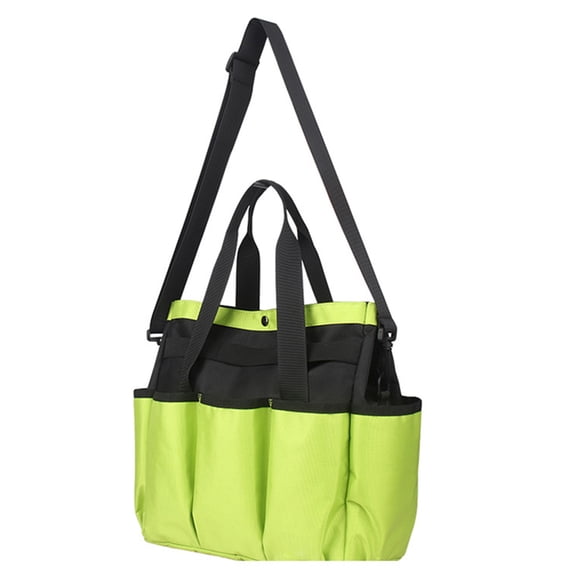 Multipocket Garden Tote Storage Bag Oxford Cloth Garden Tool With Shoulder Strap for Gardening Work