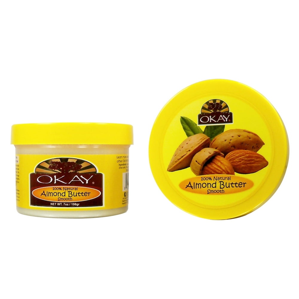 Okay 100 Natural Smooth, Almond Butter, 7 Oz