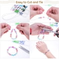 thumbnail image 3 of 1 Roll 100m Long White Round Elastic Beading Thread Cord 1.5mm, 3 of 6