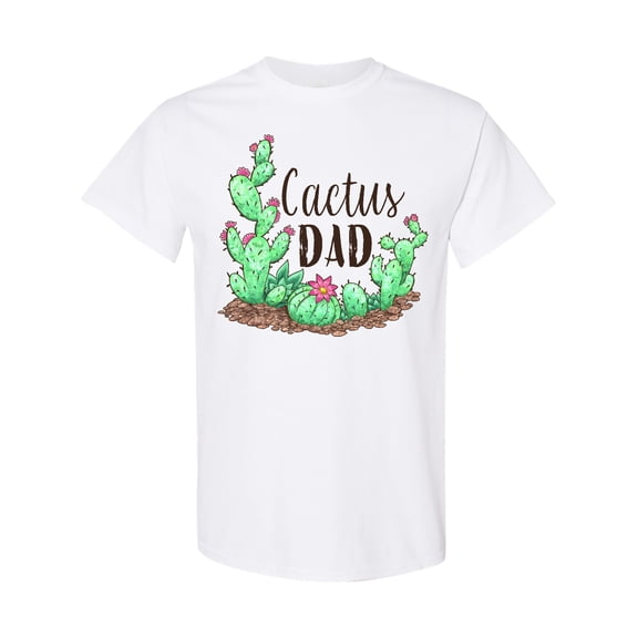Inktastic Cactus Dad Cacti and Succulents T-Shirt