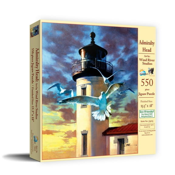SUNSOUT INC - Admiralty Head - 550 pc Jigsaw Puzzle by Artist: Wind River Studios - Finished Size 15.5" x 18" - MPN# 73015
