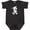Black Leopard, variant on Havanese Puppy Boys or Girls Baby Bodysuit