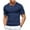 Navy Blue, variant on COOFANDY Dress T Shirts for Men Short Sleeve Knit Shirts Crewneck T Shirt Casual Stylish