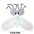 thumbnail image 3 of Halloween insect costume wings,fly fancy dress prop, iridescent glitter cosplay accessory, carnival stage performance decor, adult party dress up, spooky theme photo booth prop, foldable costume gift, 3 of 5